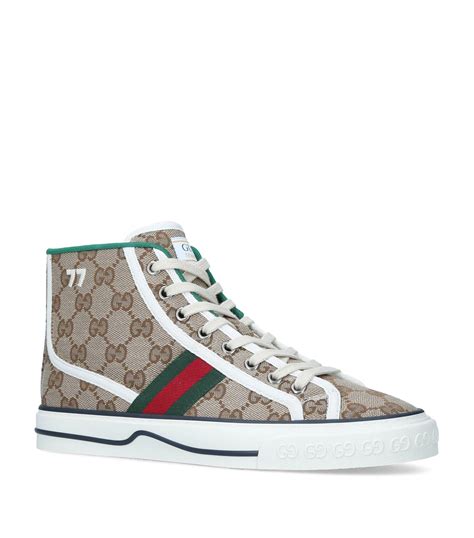 gucci tennis shoes womens sale|gucci high top sneakers women's.